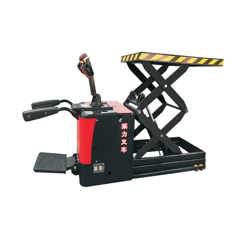 Mesa elevadora eléctrica 2T Rider con plataforma y brazos